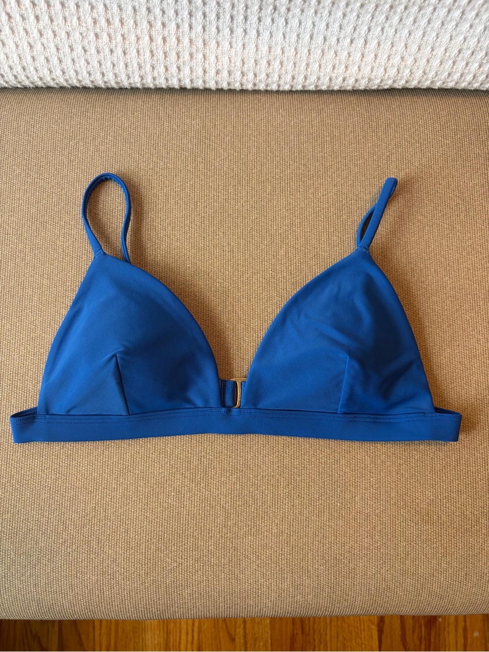 Hollister Blue Triangle Bikini Top